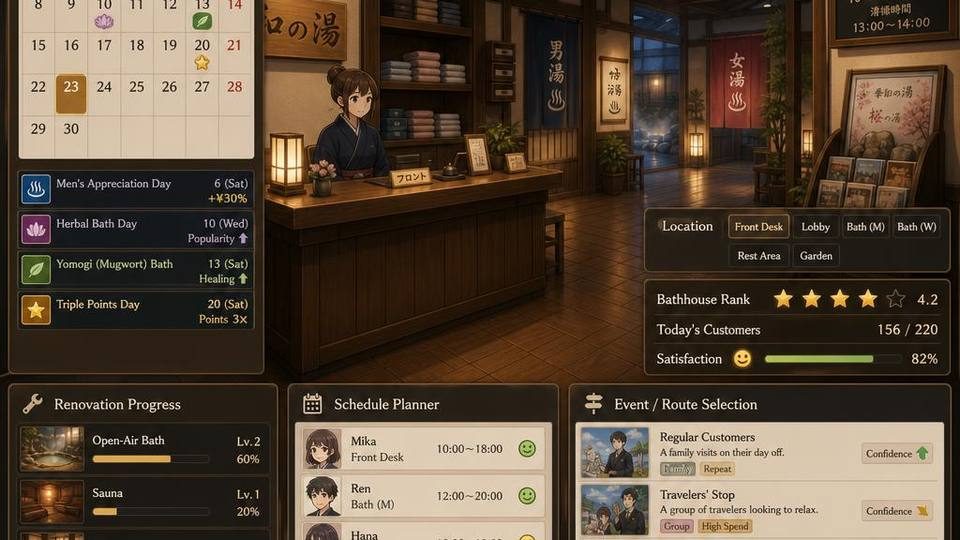 背德浴场 攻略要点 实机截图 2